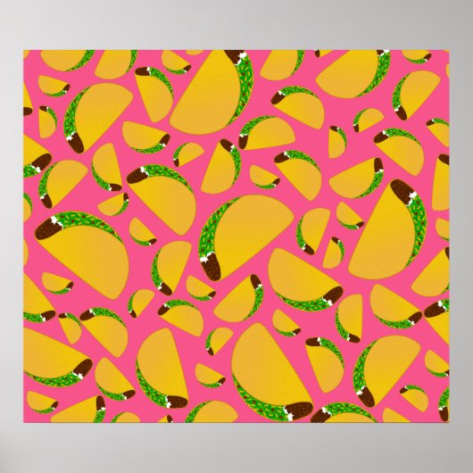 Rosa Tacos Poster (Vorne)