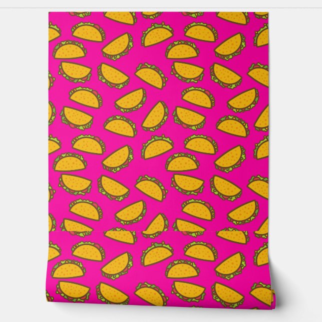 Rosa Tacos Tapete (Abrollen)