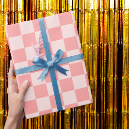 rosa Tafel Geschenkpapier