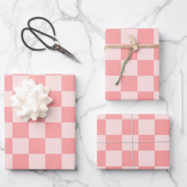 rosa Tafel Geschenkpapier Set