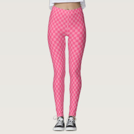 rosa Tafel Leggings