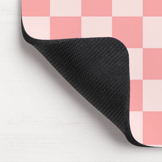 rosa Tafel Mousepad (Ecke)