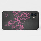 Rosa Tafel-Schmetterling iPhone 5 Case-Mate Hülle (Rückseite (Horizontal))