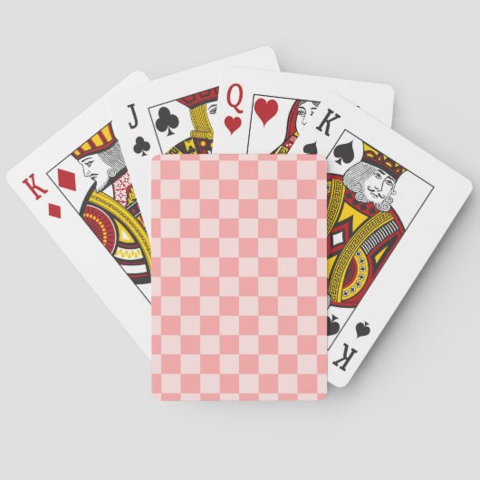 rosa Tafel Spielkarten (Rückseite)