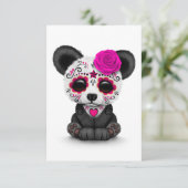 Rosa Tag des toten Zuckerrübenpanda auf Weiß (Stehend Vorderseite)