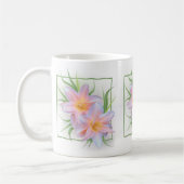 Rosa Tageslilien Kaffeetasse (Links)
