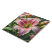 Rosa Taglilie Fliese (Seite)