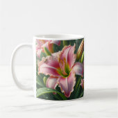 Rosa Taglilie Kaffeetasse (Links)