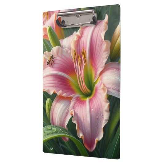 Rosa Taglilie Klemmbrett (Links)