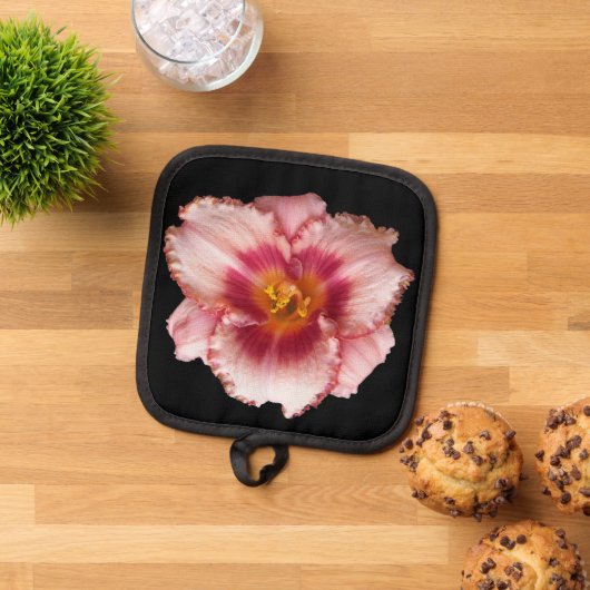 Rosa Taglilie Topflappen (Oben Unten)