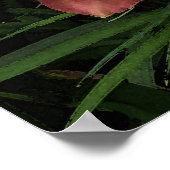 Rosa Taglilien Poster (Ecke)