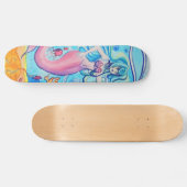 Rosa Tailfin-Meerjungfrau-Skateboard-Plattform Skateboard (Horizontal)