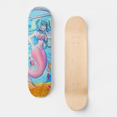 Rosa Tailfin-Meerjungfrau-Skateboard-Plattform Skateboard (Vorderseite)