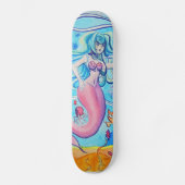 Rosa Tailfin-Meerjungfrau-Skateboard-Plattform Skateboard (Vorderseite)