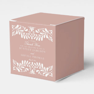 Rosa Talavera-Fliese Spanischer Stil Fiesta Hochze Geschenkschachtel