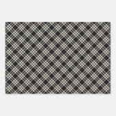 Rosa, Tan und Schwarz Kariert Geschenkpapier Set (Vorderseite)