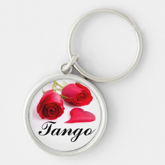 Rosa Tango Schlüsselanhänger (Vorne)