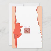 Rosa Tanz 14. Geburtstagsparty Einladung (Rückseite)