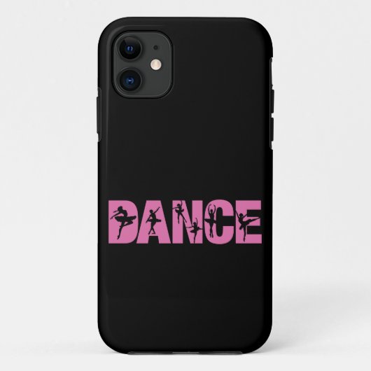 Rosa Tanz mit Ballerina Cutouts Case-Mate iPhone Hülle (Rückseite)