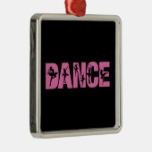 Rosa Tanz mit Ballerina Cutouts Ornament Aus Metall (Rechts)