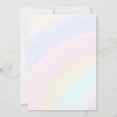 Rosa tanzende Skelette Rainbow Halloween-Party Einladung (Rückseite)