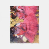 Rosa Tänzer, Edgar Degas Fleecedecke (Vorderseite)