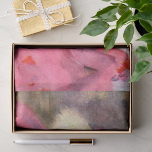 Rosa Tänzer, Edgar Degas Seidenpapier (Geschenk)