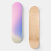 Rosa Tapete Ästhetische Pastell Skateboard (Vorderseite)