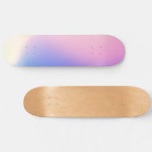 Rosa Tapete Ästhetische Pastell Skateboard (Horizontal)