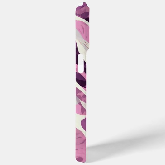 Rosa Tarnmuster Case-Mate iPhone Hülle (Rückseite / Rechts)