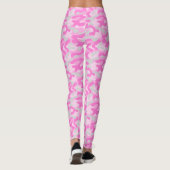 Rosa Tarnmuster Leggings (Rückseite)