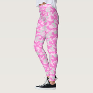 Rosa Tarnmuster  Leggings