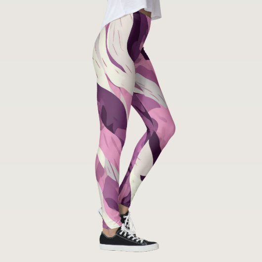 Rosa Tarnmuster Leggings (Rechts)