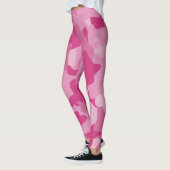 Rosa-Tarnmuster Leggings (Links)