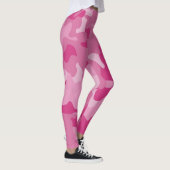 Rosa-Tarnmuster Leggings (Rechts)