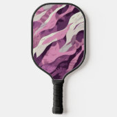Rosa Tarnmuster Pickleball Schläger (Rückseite)
