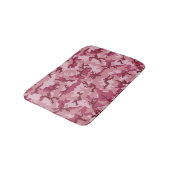 Rosa Tarnung Badematte (Schrägansicht)