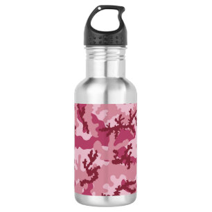 Rosa Tarnung Edelstahlflasche