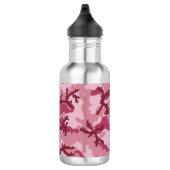 Rosa Tarnung Edelstahlflasche (Rechts)