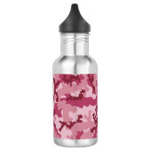 Rosa Tarnung Edelstahlflasche (Links)