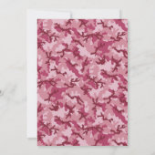 Rosa Tarnung Einladung (Rückseite)