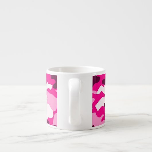 Rosa Tarnung Espresso Tasse (Rückseite)