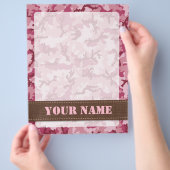 Rosa Tarnung Flyer (Hand)