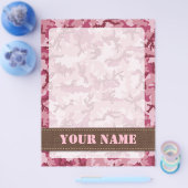 Rosa Tarnung Flyer (Einzeln)