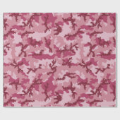 Rosa Tarnung Geschenkpapier (Flach)
