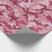 Rosa Tarnung Geschenkpapier (Ecke)