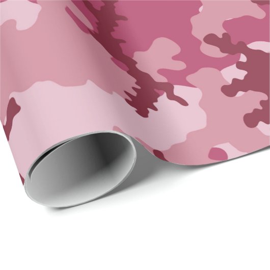 Rosa Tarnung Geschenkpapier (Rolleneckpunkt)