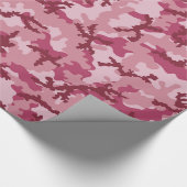 Rosa Tarnung Geschenkpapier (Ecke)