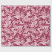 Rosa Tarnung Geschenkpapier (Flach)