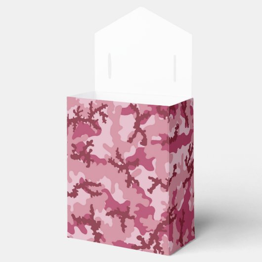 Rosa Tarnung Geschenkschachtel (Geöffnet)